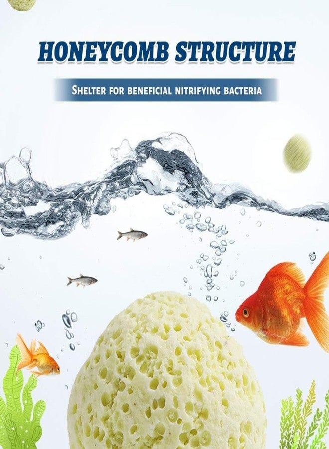 VAYINATO Aquatic Remedies X-Cera Ball Type Aquarium Filter Media, 800 ML (350G) | Light Weight Ceramic Ball Media with high Porous Active Surface Area for Bacteria with Free Media Bag Inside - Image 2